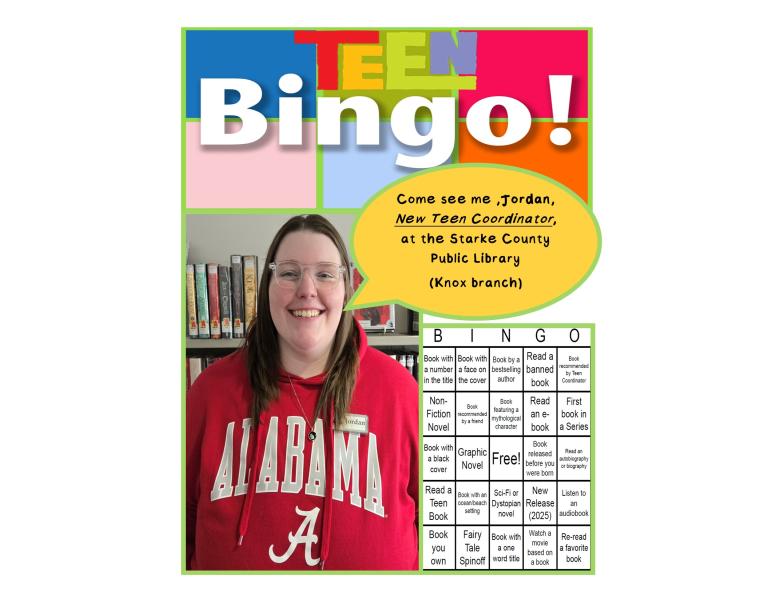 Teen Bingo 25 flyer