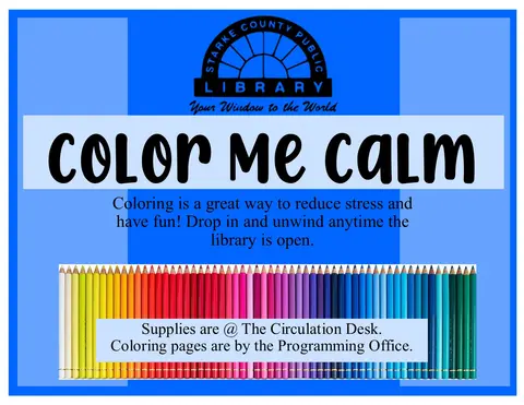 Color Me Calm Flyer